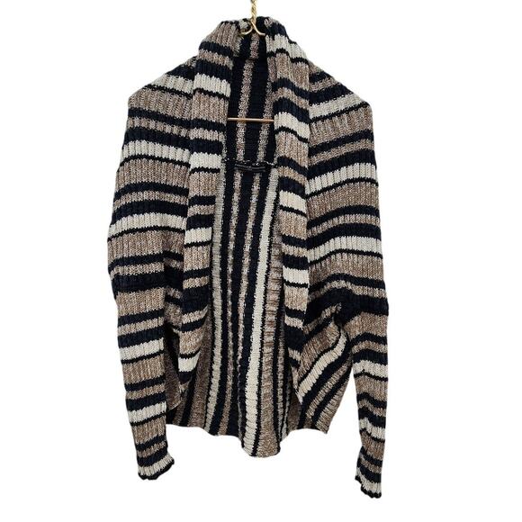 Peruvian Connection Knit Cocoon‎ Stripe Sweater Size Medium Large - Picture 1 of 5